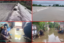 દ્વારકા જિલ્લામાં પણ મેઘો મુશળધાર વરસ્યો છે. અહીં બારેમેઘ ખાંગા જેવી સ્થિતિ સર્જાઈ છે. સતત વરસતા વરસાદથી જનજીવન પ્રભાવિત થયો છે