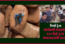 રિવર્સ ટ્રેન્ડ: ઓડીસાથી મોકલાયેલું 200 કિલો ડ્રગ્સ અમદાવાદમાંથી ઝડપાયું ,