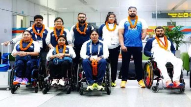 રમતગમત મંત્રી મનસુખ માંડવિયાએ મંગળવારે પેરિસ પેરાલિમ્પિક ગેમ્સમાં મેડલ જીતનાર ખેલાડીઓનું સન્માન કર્યું