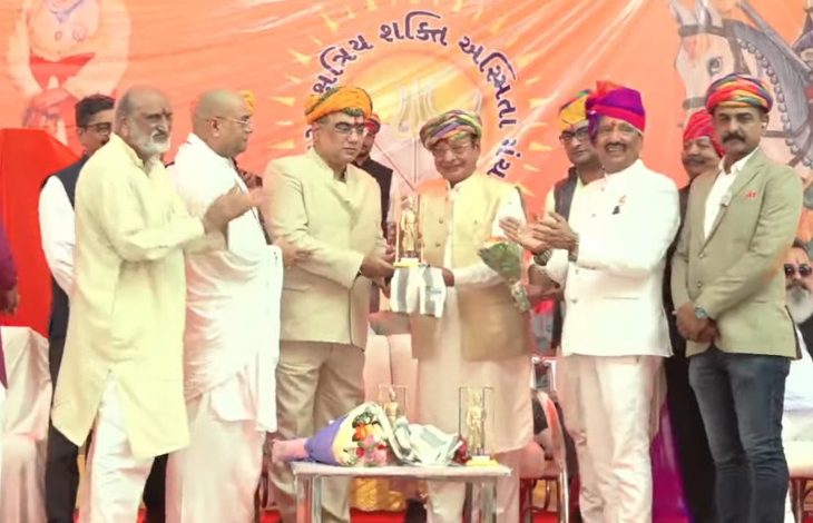 અમદાવાદના ગોતામાં 'સમસ્ત ક્ષત્રિય શક્તિ અસ્મિતા મંચ'નું સંમેલન મળ્યું ,