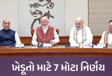 કેન્દ્રીય કેબિનેટની બેઠકમાં ખેડૂતોને લગતી 7 યોજનાઓને મંજૂરી આપવામાં આવી છે. કેન્દ્રીય મંત્રી અશ્વની વૈષ્ણવે આ જાણકારી આપી.