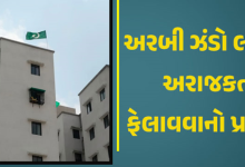 વડોદરામાં શાંતિ ડહોળવાનો પ્રયાસ, ગણેશ ઉત્સવ દરમિયાન અરબી ઝંડો લગાવ્યો,