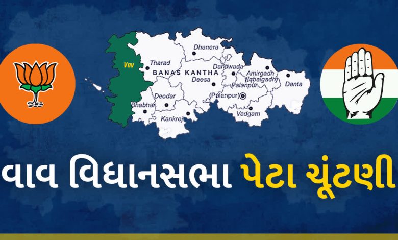 બનાસકાંઠામાં વાવ બેઠક પર વિધાનસભાની ચૂંટણી માટે ભાજપ અને કોંગ્રેસમાં કોકડું ગૂંચવાયું છે. ઉમેદવારની પસંદગીને લઈ બંન્ને પાર્ટી માટે અસમંજસની સ્થિતિ