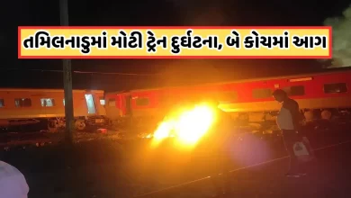 તમિલનાડુના તિરુવલ્લુરમાં ગઈ રાતે મૈસૂર-દરભંગા એક્સપ્રેસની માલગાડી સાથે ટક્કર બાદ બે કોચમાં આગ લાગી હતી. તિરુવલ્લુરમાં આ ટ્રેન દુર્ઘટના બાદ બે ટ્રેનો રદ કરી દેવામાં આવી છે.