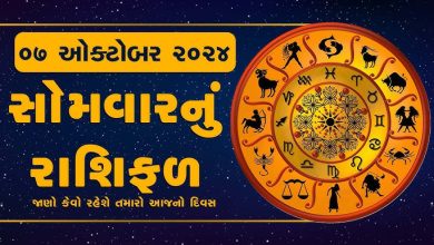 આજ નું રાશિફળ - Today's Rashifal - 7 October 2024 ,