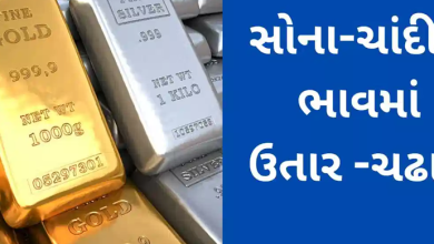 સોના-ચાંદીની કિંમતોમાં ઉતાર-ચઢાવ યથાવત ; . 76336 પ્રતિ 10 ગ્રામ થયું હતું જે અગાઉના રૂ. 75874 ,