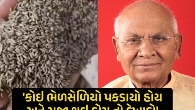 ભાજપના પૂર્વ ધારાસભ્ય નારણભાઇ પટેલે આક્ષેપ કર્યાં છેકે, ગુજરાતમાં ભેળસેળિયા કારોબારી ગાંધીનગર સુધી હપ્તા પહોંચાડે છે,