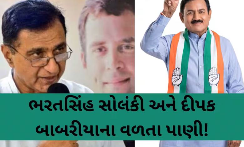 ગુજરાત કોંગ્રેસે સંગઠનમાં ફેરફાર ; ભરતસિંહ - દિપક બાબરીયાને હટાવાયા : ગુજરાતમાં વાશ્નિક યથાવત ,