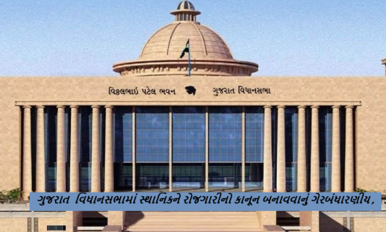 ગુજરાત સરકારે સત્ય સ્વીકાર્યુ ઉદ્યોગોમાં 85% સ્થાનિકને રોજગારીનો કાનૂન બનાવવાનું ગેરબંધારણીય ,
