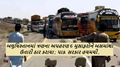 બલુચિસ્તાનમાં ત્રણના અપહરણ 6 મુસાફરોને બસમાંથી ઉતારી ઠાર કરાયા ; પાક. સરકાર હચમચી ,