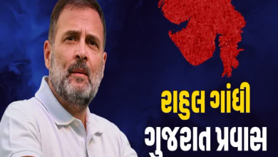 રાહુલ ગાંધી બે દિવસ માટે ગુજરાતના પ્રવાસે ; શહેર-જિલ્લા પ્રમુખો, તાલુકા-નગર પ્રમુખો સાથે રાજ્યની મુખ્ય સમસ્યા અંગે ચર્ચા કરી ,