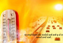 ગુજરાતના હવામાનને લઈ મોટી અપડેટ આગામી 2 દિવસોને લઇ અમુક રાજ્યમાં હીટવેવની આગાહી કરવામાં આવી છે ,