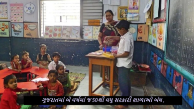 છેલ્લા બે વર્ષમાં રાજ્યમાં 56 જેટલી સરકારી શાળાઓ બંધ થઇ ખુદ સરકારે કર્યો સ્વીકાર ,