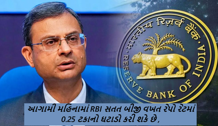 આગામી મહિનામાં RBI સતત બીજી વખત રેપો રેટમાં 0.25 ટકાનો ઘટાડો કરી શકે છે , હોમ લોન પર ઘટશે વ્યાજ દર?