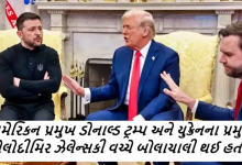અમેરિકન પ્રમુખ ડોનાલ્ડ ટ્રમ્પ અને યુક્રેનના પ્રમુખ વોલોદીમિર ઝેલેન્સકી વચ્ચે કેમેરા સામે થયેલી બોલાચાલી ,