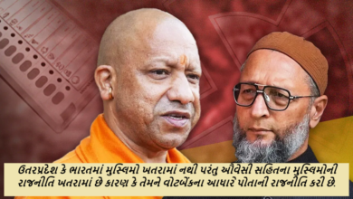 ઉતરપ્રદેશ કે ભારતમાં મુસ્લિમો ખતરામાં નથી પરંતુ ઔવેસી સહિતના મુસ્લિમોની રાજનીતિ ખતરામાં છે કારણ કે તેમને વોટબેંકના આધારે પોતાની રાજનીતિ કરી છે.