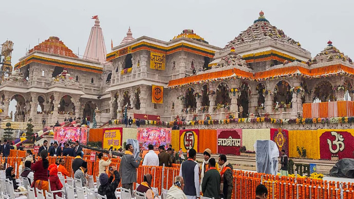 શિખર પર કળશ દ્વાર પર ઈતિહાસ સાથે અયોધ્યામાં રામમંદિર 15 મે સુધીમાં પૂરું થશે ,