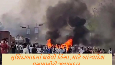 પશ્ચિમ બંગાળના મુર્શિદાબાદમાં થયેલી હિંસા અને ખાસ કરીને હિન્દુ સમુદાય પર જે હુમલા થયા તે માટે બાંગ્લાદેશ ઘુસણખોરો જવાબદાર ,