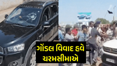 અલ્પેશ કથીરિયાના સમર્થકોએ ગણેશ જાડેજાના સમર્થકો પર હુમલો કરવાનો અને તેમની કારના કાચ તોડવાનો આક્ષેપ કર્યો છે ,