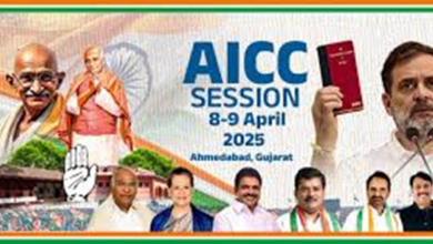 આજથી , 8 અને 9 એપ્રિલે અમદાવાદમાં યોજાનારા રાષ્ટ્રીય અધિવેશનને લઈ ગુજરાત કૉંગ્રેસના નેતાઓ અને કાર્યકરોમાં ભારે ઉત્સાહ છે