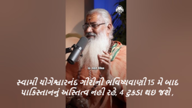 સ્વામી યોગેશ્વારનંદ ગીરીની ભવિષ્યવાણી 15 મે બાદ પાકિસ્તાનનું અસ્તિત્વ નહી રહે, 4 ટુકડા થઇ જશે ,