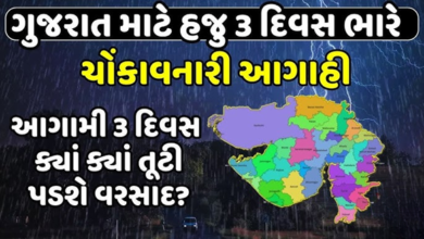 ગઇકાલથી જ સમગ્ર ગુજરાત રાજ્યના વાતાવરણમાં પલટો આવી ગયો છે. સમગ્ર રાજયમાં કમોસમી વરસાદ અને ભારે તોફાનની સ્થિતિના કારણે વાતાવરણમાં થોડી ગરમીનું પ્રમાણ ઓછું થયું છે.