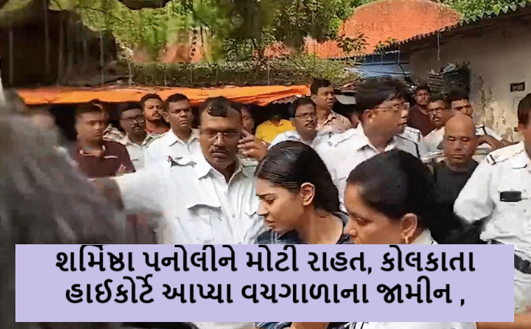 શર્મિષ્ઠા પનોલીને મોટી રાહત, કોલકાતા હાઈકોર્ટે આપ્યા વચગાળાના જામીન