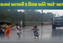 આગામી 5 દિવસ ગુજરાત માટે ભારે ; હવામાન વિભાગે કરી ચોંકાવનારી આગાહી ,