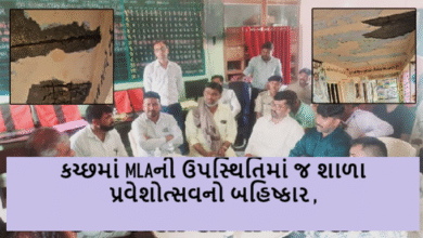 ગુજરાતમાં 26 થી 28 જૂન દરમિયાન શાળા પ્રવેશોત્સવ કાર્યક્રમ યોજાઈ રહ્યો છે ત્યારે :કચ્છમાં MLAની ઉપસ્થિતિમાં જ શાળા પ્રવેશોત્સવનો બહિષ્કાર ,