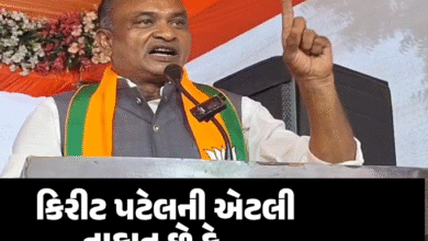 ભાજપના ઉમેદવાર કિરીટ પટેલને લઈને નિવેદન આપતા ભૂપત ભાયાણીએ કહ્યું કે કામ નહીં કરે તો અધિકારીઓને બેવડા કરતા ત્રણ મિનિટ થશે ,
