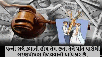 ભરણ - પોષણના કેસમાં બોમ્બે હાઇકોર્ટનો મહત્વનો ચુકાદો : પત્ની ભલે કમાતી હોય, તેમ છતાં તેને પતિ પાસેથી ભરણપોષણ મેળવવાનો અધિકાર છે ,