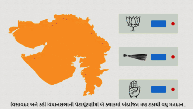 વિસાવદર અને કડી વિધાનસભાની પેટાચૂંટણીમાં બે કલાકમાં અંદાજિત ત્રણ ટકાથી વધુ મતદાન ,