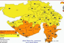 હવામાન વિભાગની આગાહી પ્રમાણે રાજ્યમાં આગામી ત્રણ કલાકમાં 41થી 61 કિલો મીટરની ઝડપે પવન ફૂંકાશે. સૌરાષ્ટ્રમાં ભારેથી અતિભારે વરસાદની આગાહી કરાઈ છે ,