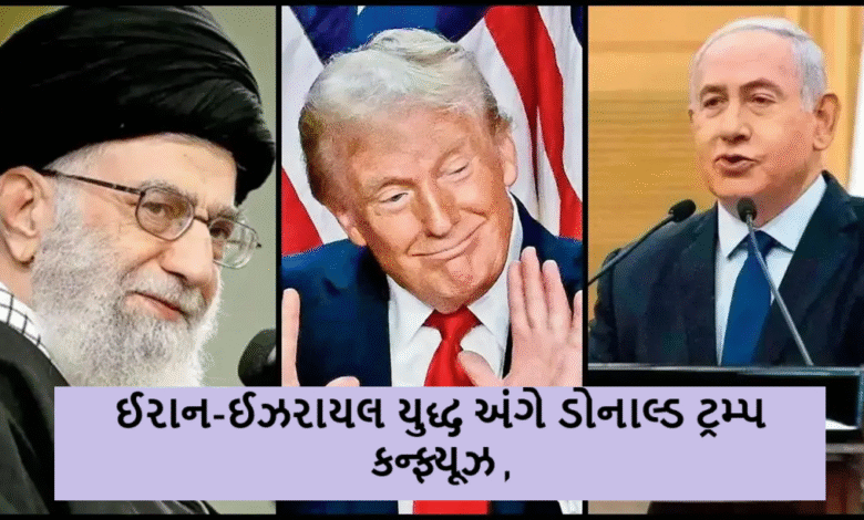 ઈરાન-ઈઝરાયલ યુદ્ધ અંગે ડોનાલ્ડ ટ્રમ્પ કન્ફ્યૂઝ! હુમલાનો આદેશ બે અઠવાડિયા માટે ટાળ્યો ,