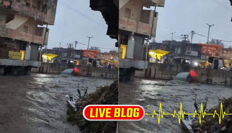 બોટાદમાં લાઠીદડ ગામ પાસે એક ઈકો કાર તણાઇ જેમાં બેને બચાવી લેવાયા છે , 6 લોકો હજુ ગુમ છે. 6 લોકો હજુ ગુમ છે. મોડી રાતથી જ તેમને શોધવા માટે કામગીરી ચાલી રહી હતી.
