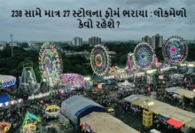 લોકમેળો કેવો રહેશે ;યાંત્રીક રાઈડ્સ તો ઠીક, સ્ટોલ વેચવાના પણ ફાંફા 238 સામે માત્ર 27 સ્ટોલના ફોર્મ ભરાયા