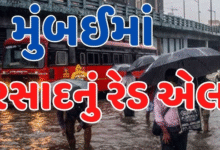 મુંબઈમાં રેડ એલર્ટ ; અનેક વિસ્તારો થશે જળમગ્ન, IMDએ આપી અપડેટ ,