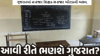 ગુજરાતમાં 40 હજાર શિક્ષક-38 હજાર ઓરડાની અછત, છતાં પ્રવેશોત્સવના નામે સરકારનું માત્ર 'માર્કેટિંગ'