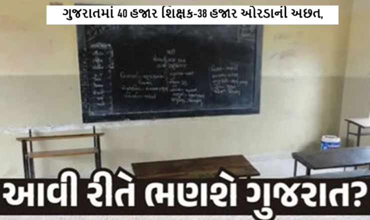 ગુજરાતમાં 40 હજાર શિક્ષક-38 હજાર ઓરડાની અછત, છતાં પ્રવેશોત્સવના નામે સરકારનું માત્ર 'માર્કેટિંગ'