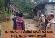 ઉત્તરાખંડના ચમોલી જિલ્લાના થરાલી વિસ્તારમાં શુક્રવારે (22 ઓગસ્ટ) મોડી રાત્રે વાદળ ફાટવાની ઘટનામાં ભારે વિનાશ સર્જાયો ,