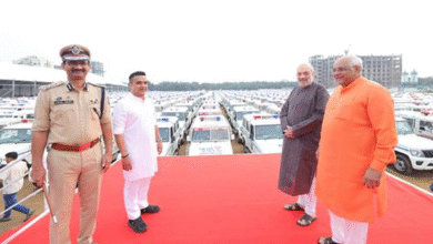 કેન્દ્રીય ગૃહ અને સહકાર મંત્રી અમિત શાહે ગાંધીનગર ખાતે 'જનરક્ષક 112' પ્રોજેક્ટનું લોકાર્પણ કર્યું ; 112' કરવાથી જ તમામ સેવાઓ ઉપલબ્ધ થશે ,